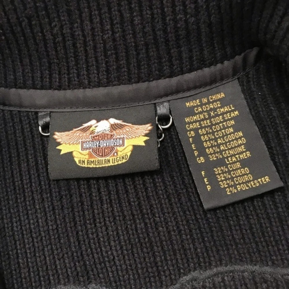 Harley Davidson Leather Jacket Black - Picture 7 of 8